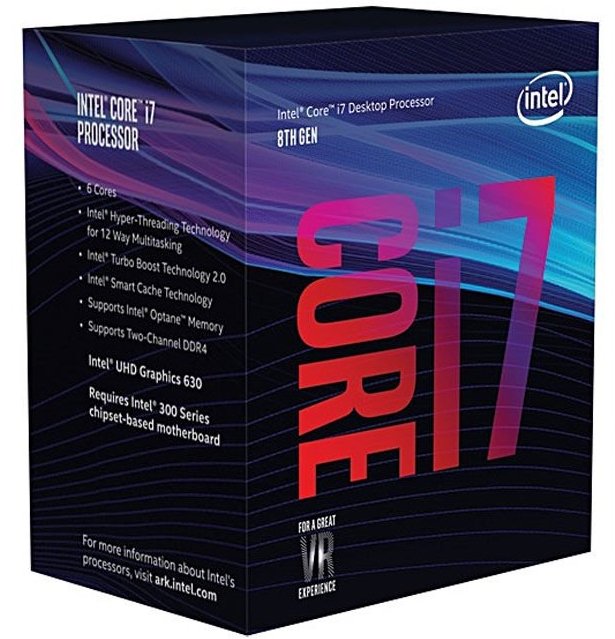 CPU Intel Core i7-8700 BOX (3.2GHz, LGA1151, VGA) - obrázek produktu