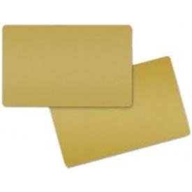 COLOR PVC CARD - GOLD METALLIC, 30 MIL (500 CARDS) - obrázek produktu