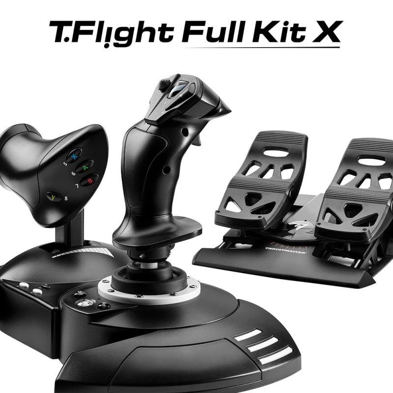 Thrustmaster T.Flight Full Kit X, pedálová sada TFRP RUDDER + Joystick Hotas pro Xbox seris X/ S a PC - obrázek produktu