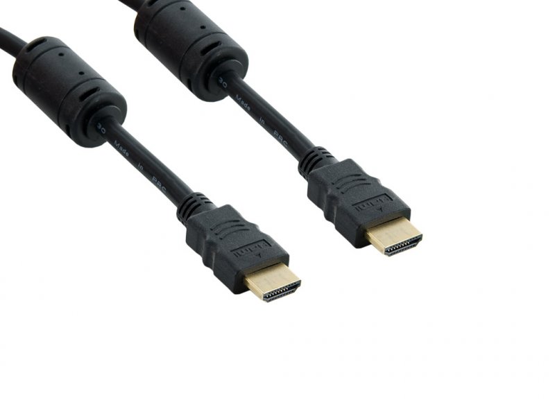 4World Kabel HDMI 1.3 19M-19M Ferryt 1.5m Black - obrázek produktu
