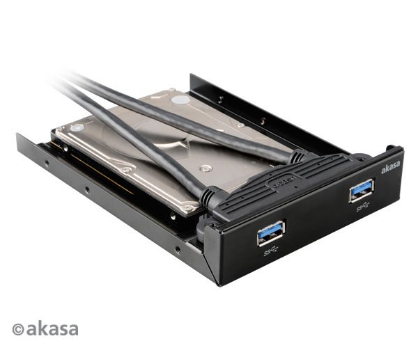 AKASA 2.5" SSD & HDD adaptér s 2x USB 3.0 - obrázek č. 1