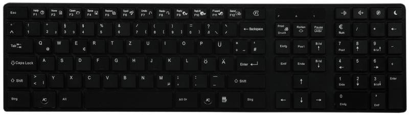 ARCTIC K381-B Czech Slim Multimedia Keyboard - obrázek produktu