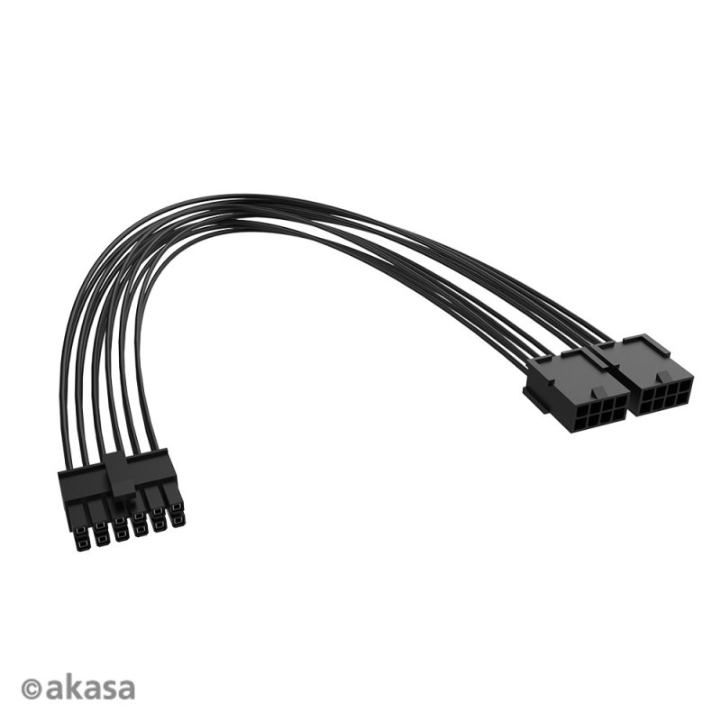 AKASA - PCIe 12-Pin na Dual 8-Pin adaptér - obrázek č. 1
