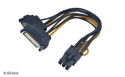 SATA adaptér 2 x SATA na 6pin PCIe - obrázek produktu