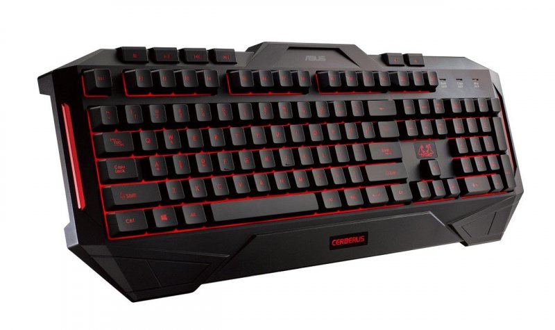 ASUS Cerberus black gaming keyboard (US layout) - obrázek č. 2