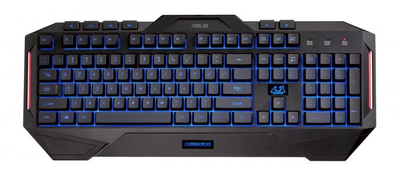 ASUS Cerberus black gaming keyboard (US layout) - obrázek produktu