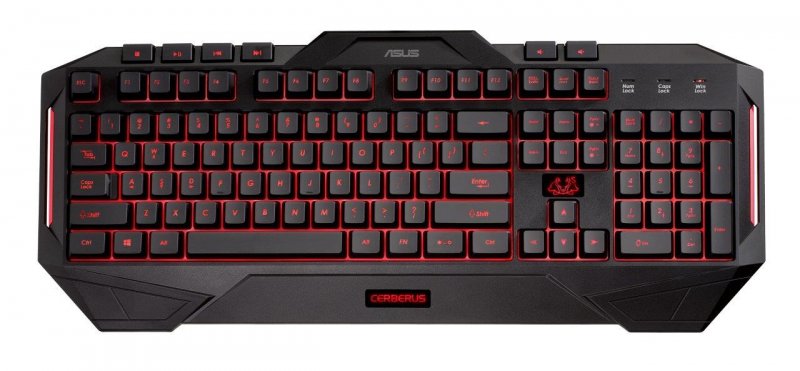 ASUS Cerberus black gaming keyboard (US layout) - obrázek č. 1