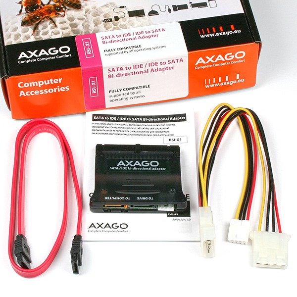 AXAGON RSI-X1, SATA - IDE, Bi-Directional, interní adaptér - obrázek č. 4