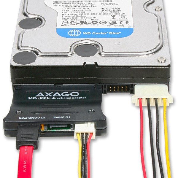 AXAGON RSI-X1, SATA - IDE, Bi-Directional, interní adaptér - obrázek č. 2