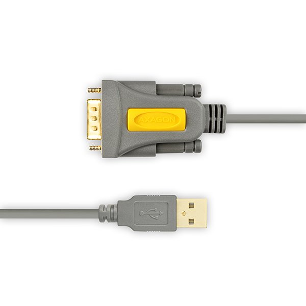AXAGON ADS-1PQ, USB2.0 - sériový RS232 DB9 FTDI adaptér /  kabel 1,5m - obrázek č. 2