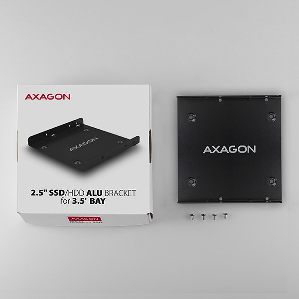 AXAGON RHD-125, hliníkový rámeček pro 1x 2.5" HDD/ SSD do 3.5" pozice - obrázek č. 7