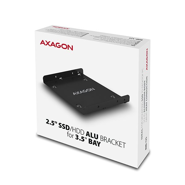 AXAGON RHD-125, hliníkový rámeček pro 1x 2.5" HDD/ SSD do 3.5" pozice - obrázek č. 8