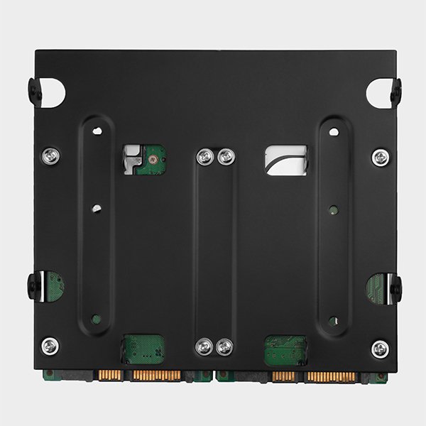 AXAGON RHD-435, kovový rámeček pro 4x 2.5" nebo 2x 2.5" HDD/ SSD  a 1x 3.5" HDD do 5.25" pozice - obrázek č. 6