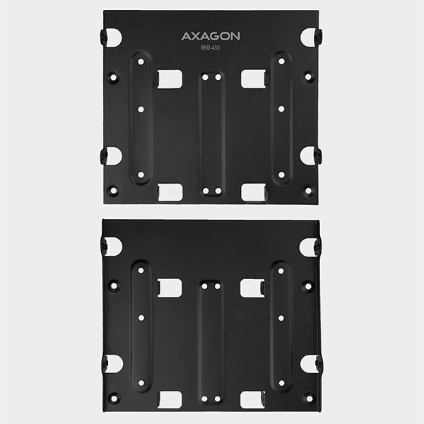 AXAGON RHD-435, kovový rámeček pro 4x 2.5" nebo 2x 2.5" HDD/ SSD  a 1x 3.5" HDD do 5.25" pozice - obrázek č. 7