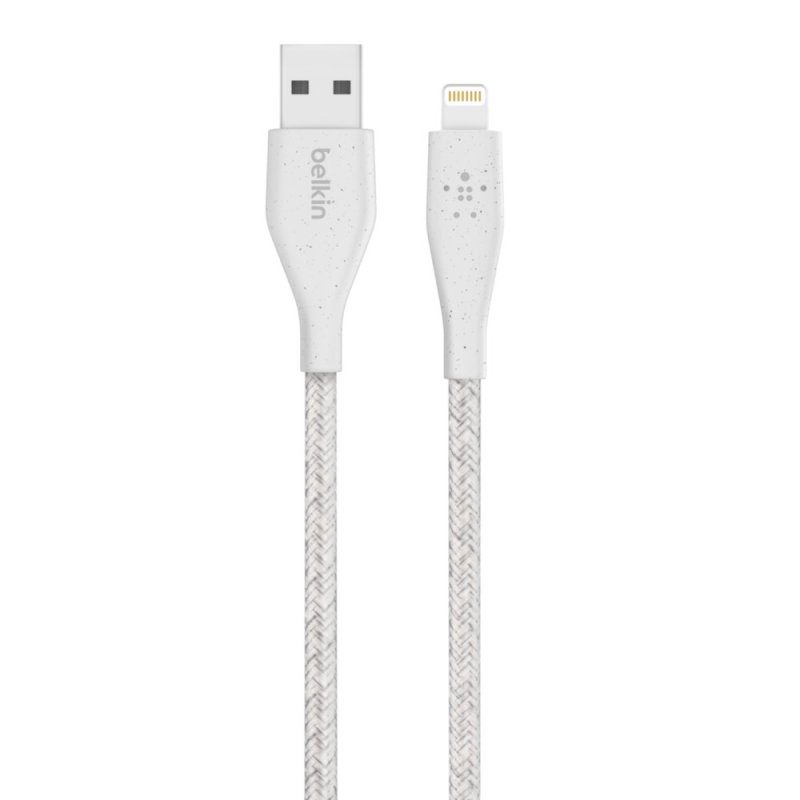 BELKIN DuraTek Plus Lightning na USB-A 1,2m, bílý - obrázek produktu
