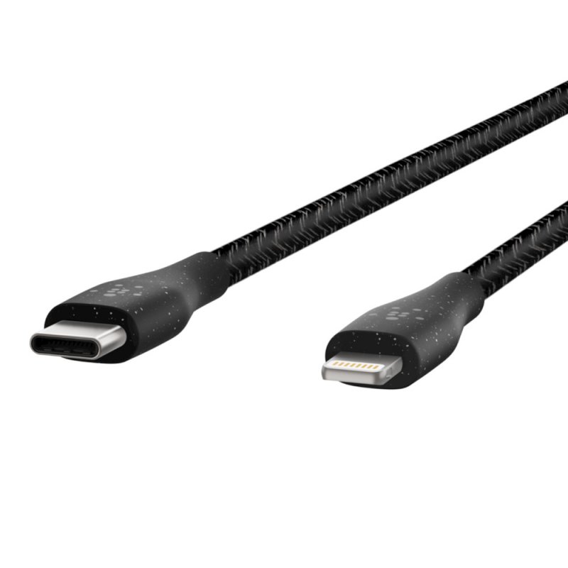 BELKIN DuraTek Plus Lightning na USB-C 1,2m, černý - obrázek č. 1