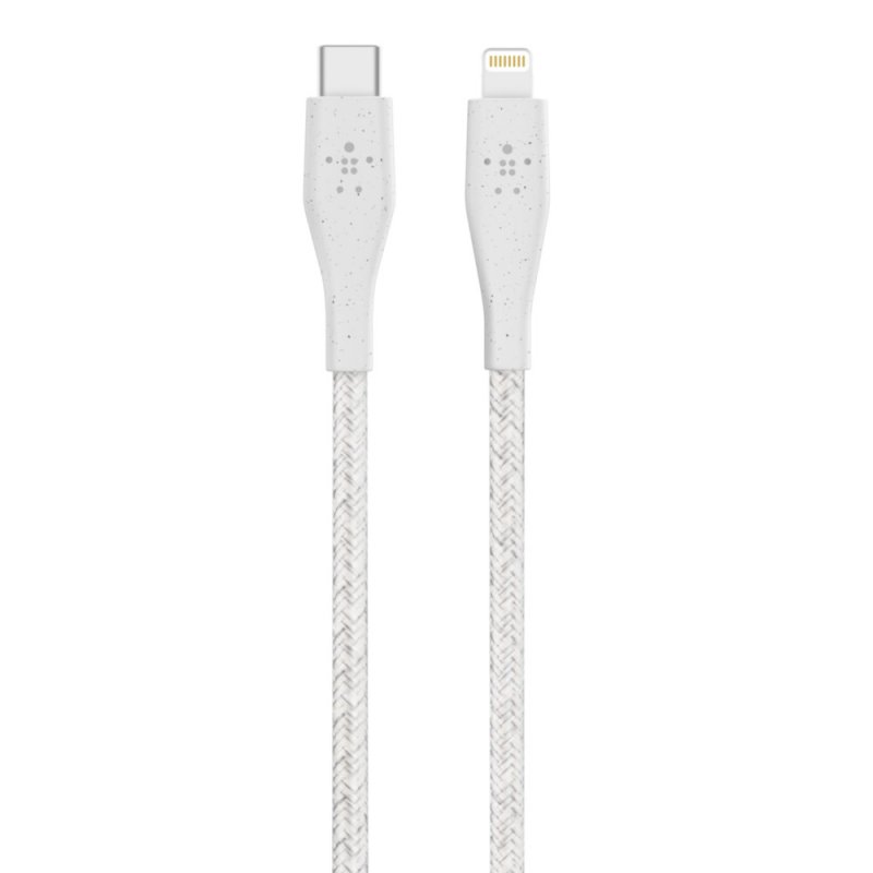 BELKIN DuraTek Plus Lightning na USB-C 1,2m, bílý - obrázek produktu