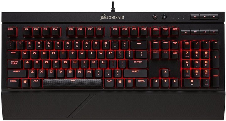 CORSAIR herní klávesnice K68 Cherry MX red, US - obrázek produktu