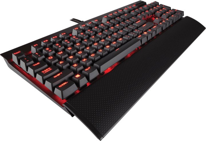 CORSAIR herní klávesnice K70 LUX, Cherry MX red, brown, US - obrázek č. 1