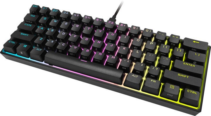 CORSAIR herní klávesnice K65 RGB Mini Cherry MX Speed, US - obrázek č. 3
