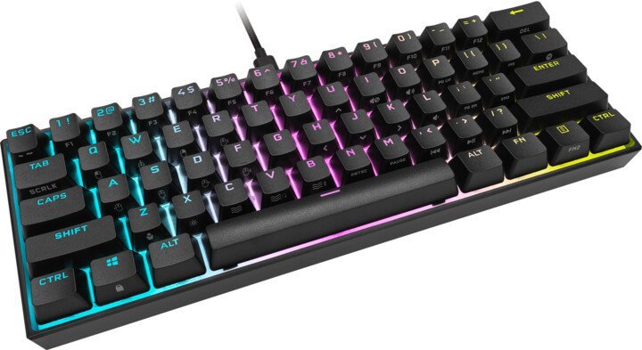 CORSAIR herní klávesnice K65 RGB Mini Cherry MX Speed, US - obrázek č. 2