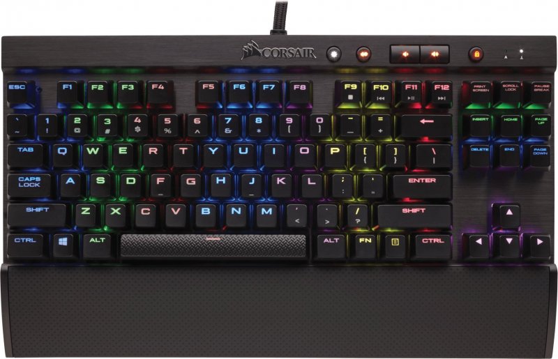 CORSAIR herní klávesnice K65 LUX RGB Cherry MX Compact, US - obrázek produktu