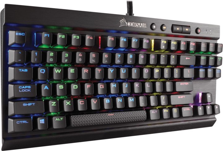 CORSAIR herní klávesnice K65 LUX RGB Cherry MX Compact, US - obrázek č. 4