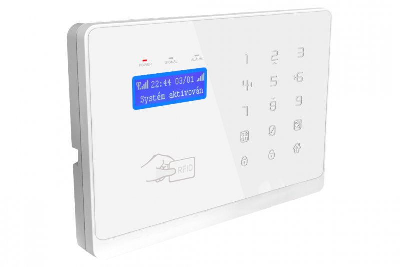 EVOLVEO Salvarix, bezdrátový WiFi&GSM alarm s čtečkou RFID - obrázek č. 2