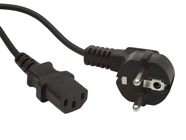 Gembird napájecí kabel IEC C13, černý, 1,8m - obrázek produktu
