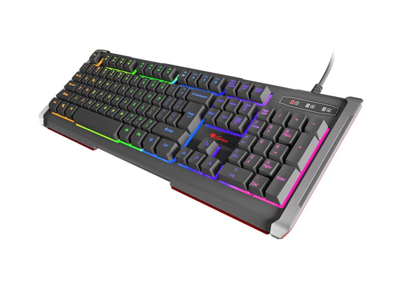Genesis herní klávesnice RHOD 400/ RGB/ Drátová USB/ US layout/ Černá - obrázek č. 5