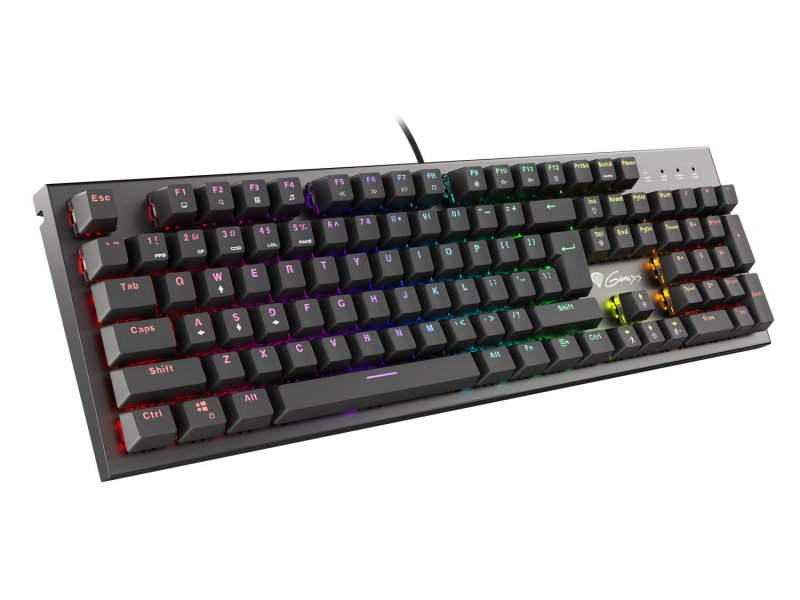 Genesis herní mechanická klávesnice THOR 300/ RGB/ Outemu Brown/ Drátová USB/ US layout/ Šedá - obrázek produktu