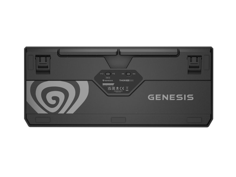 GENESIS herní klávesnice THOR 230/ TKL/ RGB/ Outemu Silent Lemon/ Bezdrátová USB + Bluetooth/ US layout/ Č - obrázek č. 7