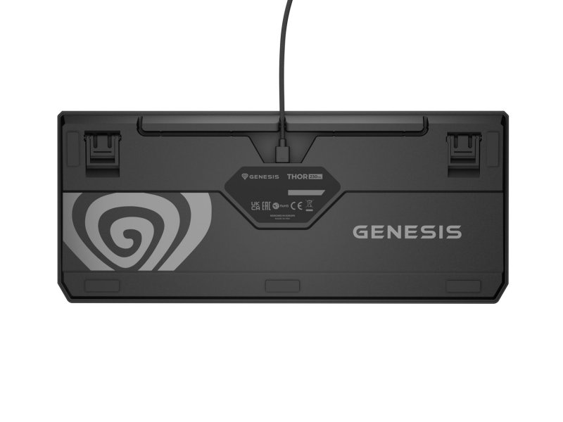 GENESIS herní klávesnice  THOR 230/ TKL/ RGB/ Outemu Panda/ Drátová USB/ US layout/ Naval Blue Positive - obrázek č. 2