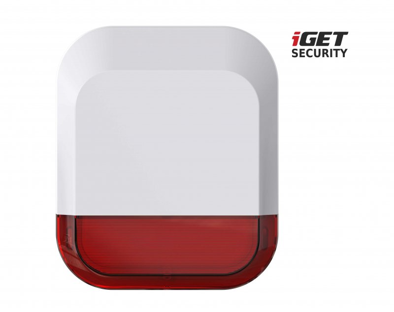 iGET SECURITY EP11 - venkovní siréna napájená baterií nebo adaptérem, pro alarm M5 - obrázek produktu