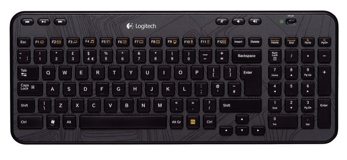 klávesnice Logitech Wireless Keyboard K360,USB, CZ - obrázek č. 2