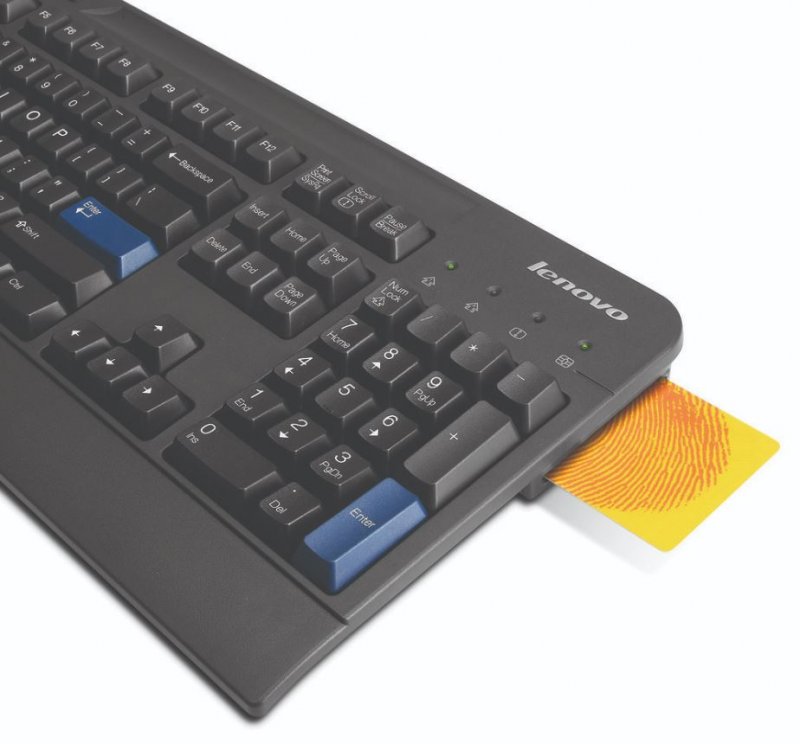 Lenovo USB Smartcard Keyboard - Swedish/ Finnish - obrázek produktu