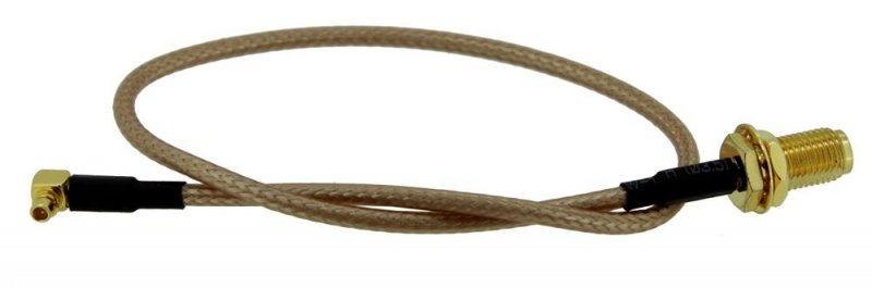 pigtail 25cm RG316 MMCX - RSMA female (pin) - obrázek produktu