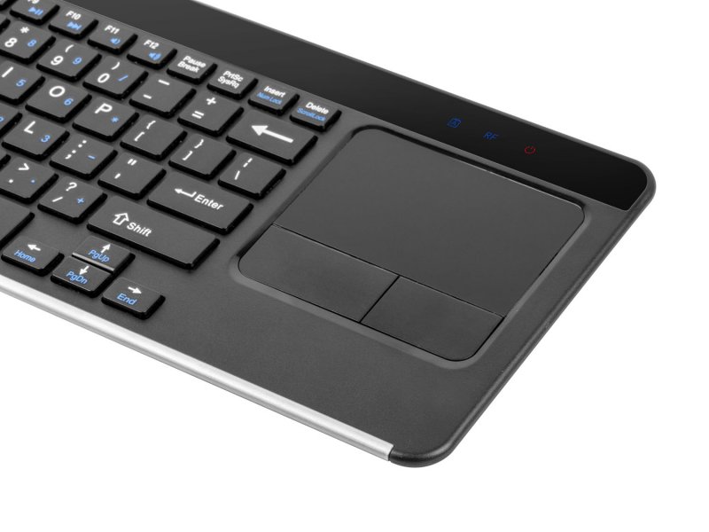 Bezdrátová klávesnice s touch padem pro Smart TV Natec Turbot, hliníkové tělo - obrázek č. 6