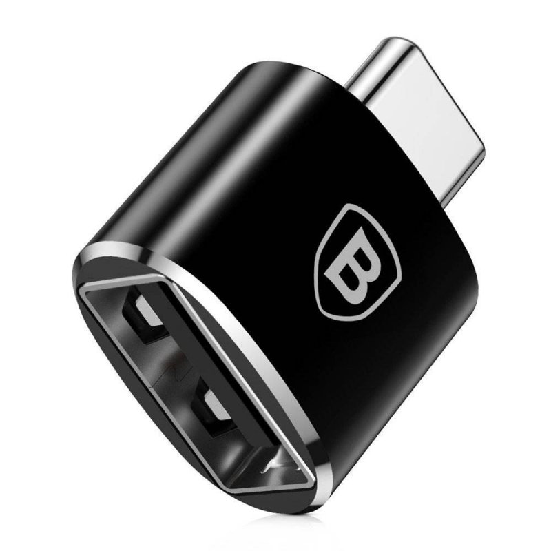Baseus CATOTG-01 Adaptér z USB-A na USB-C Black - obrázek produktu