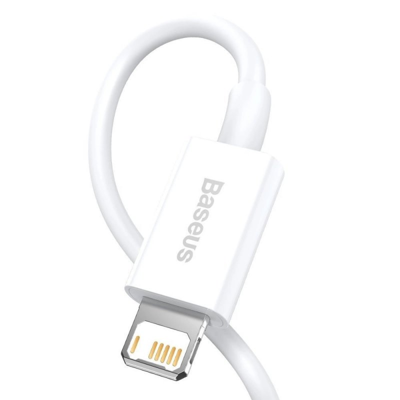 Baseus Datový kabel Superior Series USB/ Lightning 1m (2.4 A) bílá - obrázek č. 2