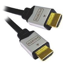 PremiumCord kabel HDMI M/ M, zlac.a kovové HQ, 3m - obrázek produktu