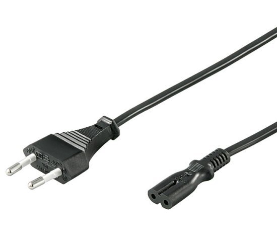 PremiumCord Kabel síťový 230V k magnetofonu 3m, černý - obrázek produktu