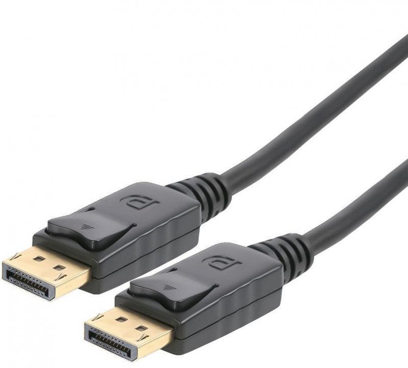 PremiumCord DisplayPort 2.0 přípojný kabel M/ M, zlacené konektory, 1m - obrázek produktu