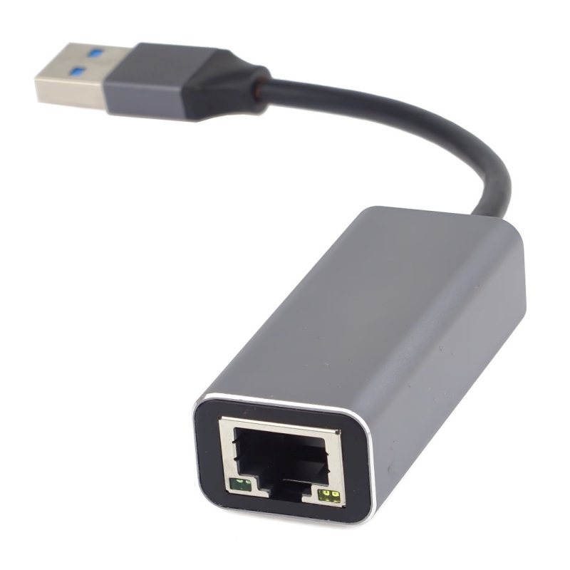 PremiumCord adaptér USB3.0 -> LAN RJ45 ETHERNET 10/ 100/ 1000 MBIT Aluminium - obrázek produktu