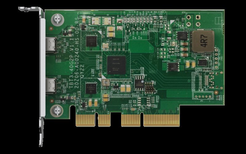 QNAP QXP-T32P - Thunderbolt™ 3 (2 porty) rozšiřující karta pro QNAP NAS TVS-h1288X a TVS-h1688X - obrázek č. 1