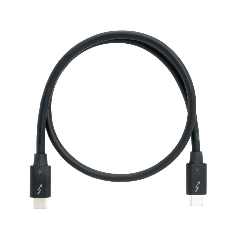QNAP CAB-TBT4-0M5, Thunderbolt 4 Passive 40Gb/ s 0.5m USB Type-C Cable - obrázek produktu