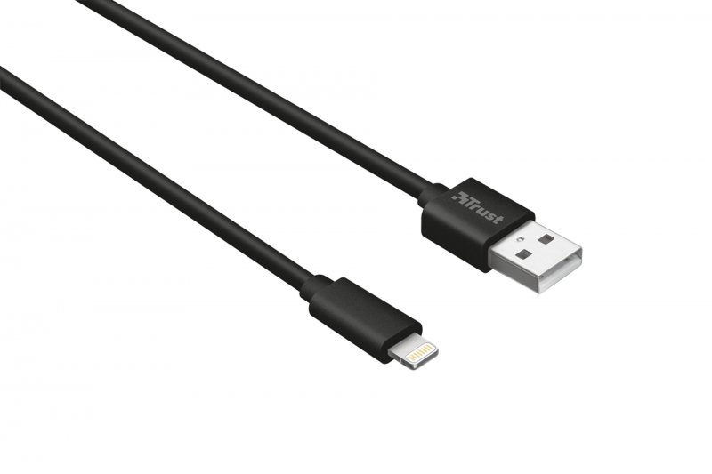 TRUST Lightning Cable 1m - black - obrázek produktu