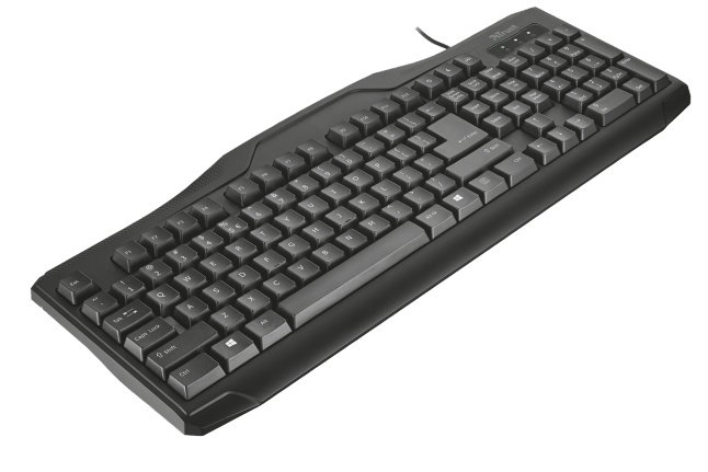 klávesnice TRUST ClassicLine Keyboard CZ/ SK NEW - obrázek č. 1