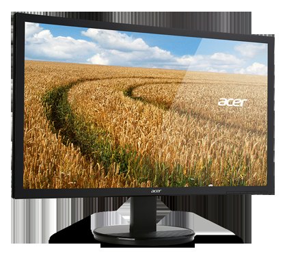 21,5" LCD Acer K222HQL - TN,FullHD,5ms,60Hz,200cd/ m2, 100M:1,16:9,DVI,HDMI,VGA - obrázek č. 2