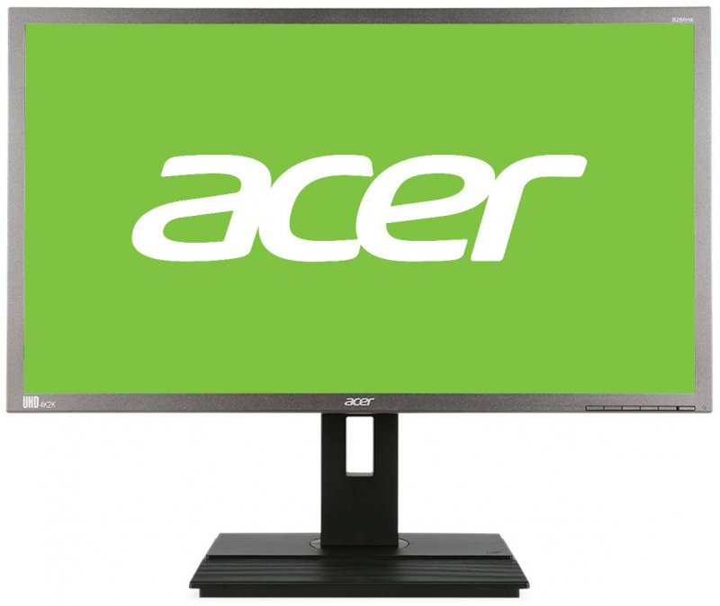 28" LCD Acer B286HK - TN,4K,1ms,60Hz,300cd/ m2, 100M:1,16:9,DVI,HDMI,DP,USB,repro,pivot + 3 roky NBD - obrázek produktu